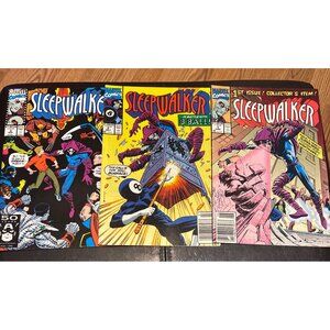 Marvel Comics Sleepwalker 1st Issue Lot Of 3 Issues #1,2,&3. Minimal Wear